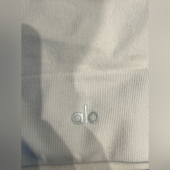 Alo White Racerback Tank Top - Picture 3 of 3